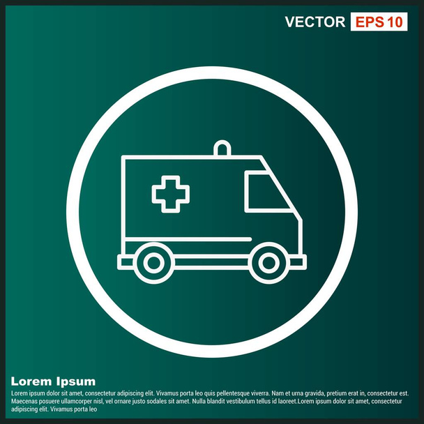 Krankenwagen-Symbol für Ihr Projekt - Vektor, Bild