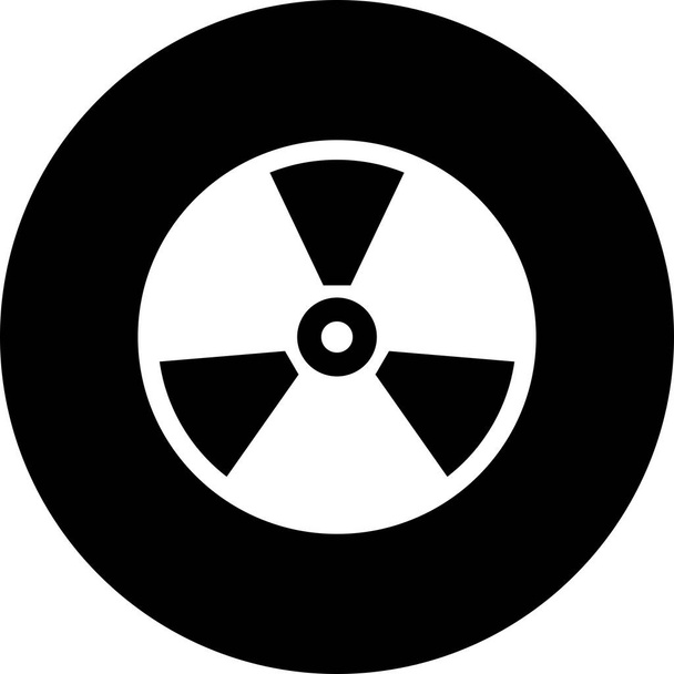 Vector radiation icon for your project - Διάνυσμα, εικόνα