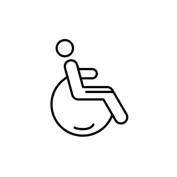  handicap icoon voor uw project - Vector, afbeelding