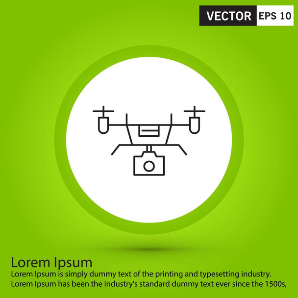 Vector drone icoon voor uw project - Vector, afbeelding