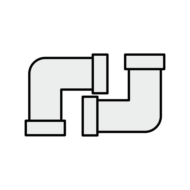 Modèle d'icône de tuyau vectoriel pour votre projet - Vecteur, image