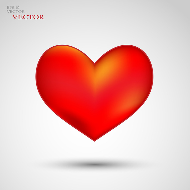 心臓、バレンタインの日の休日 - ベクター画像