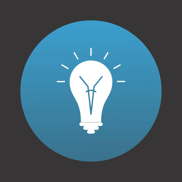 Icône ampoule pour votre projet - Vecteur, image