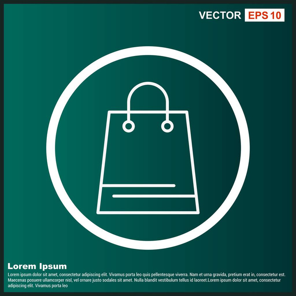 Shopping Bag icoon voor uw project  - Vector, afbeelding
