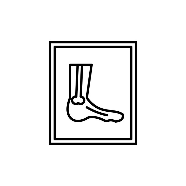 Foot ikon a projekt - Vektor, kép