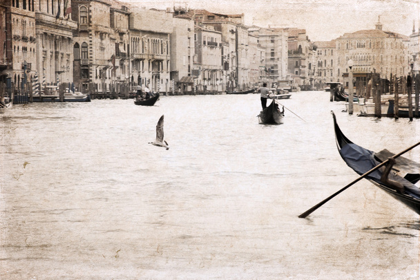 obra de arte en estilo retro, Venecia, Italia
 - Foto, Imagen
