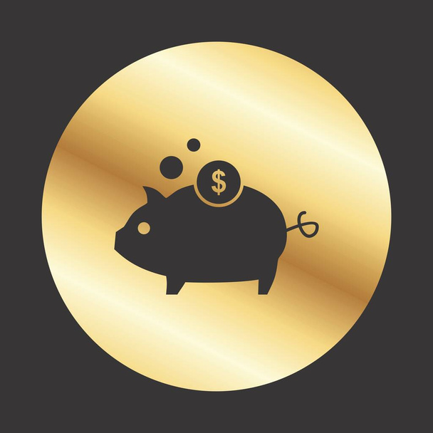 piggy bank icon For Your Project - Vector, Image