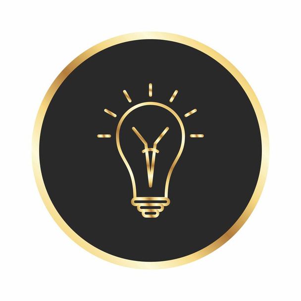 icona lampadina per il vostro progetto - Vettoriali, immagini