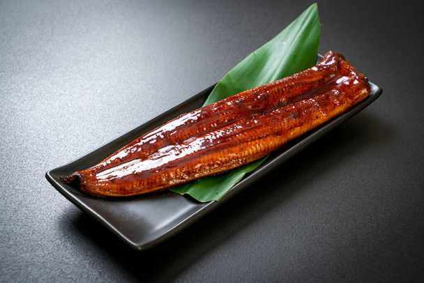 grilled eel or grilled unagi with sauce  (Kabayaki) - .Japanese food. - Фото, зображення