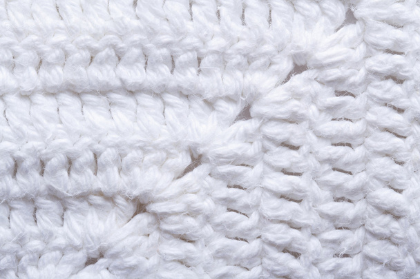 texture tricotée tissu blanc fermer. macro
. - Photo, image