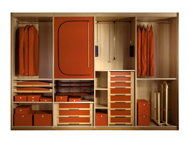 Interior of a fitted wardrobe - Photo, Image