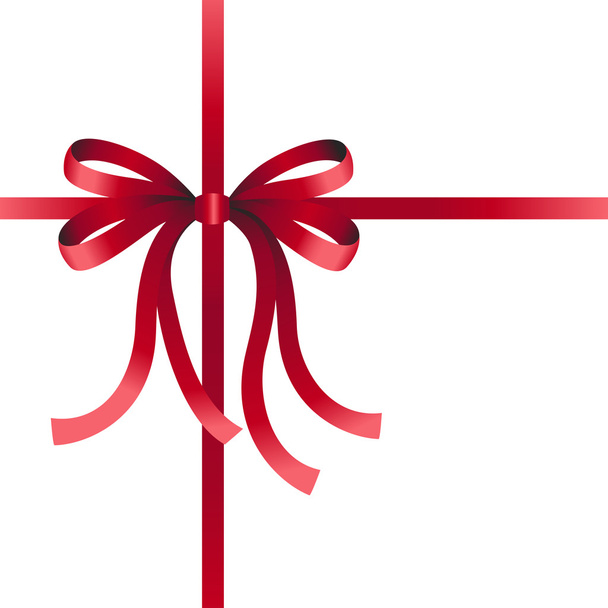 Christmas bow - Vector, Image