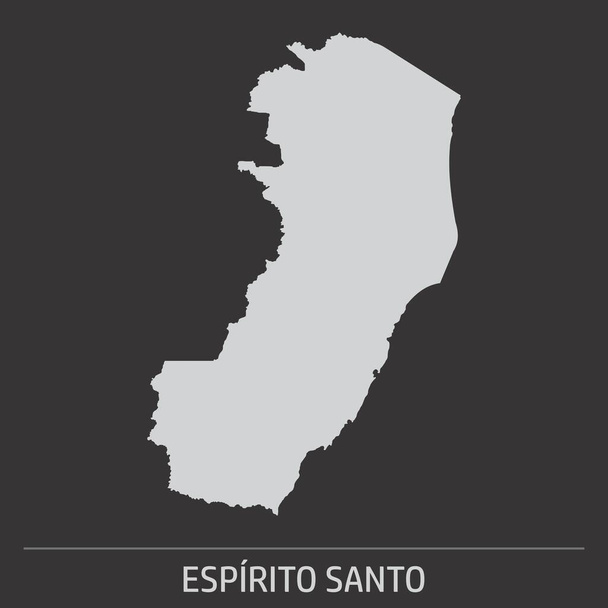 Ікона штату Еспіріто - Санто на темному тлі - Вектор, зображення
