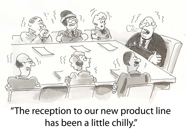 Recepção de produtos tem sido frio para executivos
 - Foto, Imagem