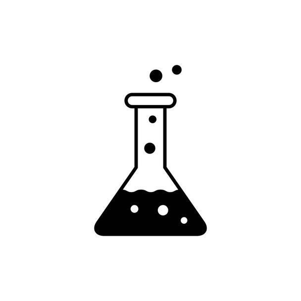 Illustration Graphique vectoriel de l'icône du tube. Convient pour la chimie, la science, le laboratoire, etc.. - Vecteur, image