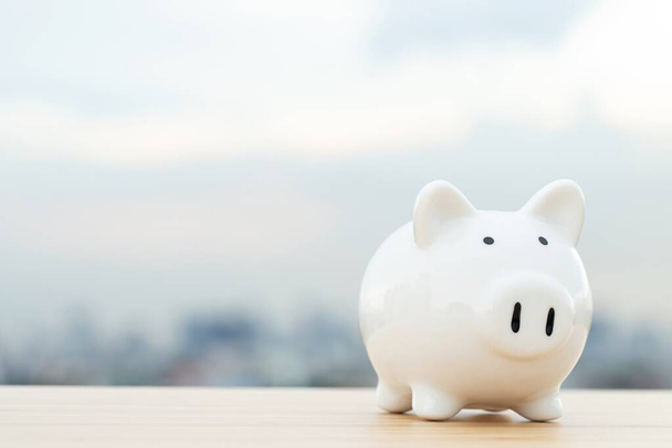 Pig Savings, Bank to promote saving money in stocks, insurance - Photo, Image