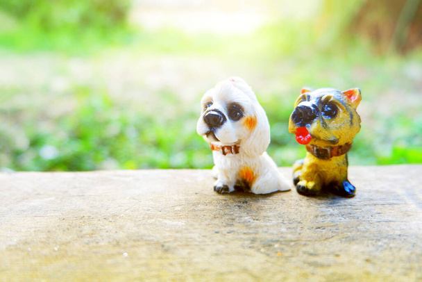 έννοια κούκλα ζευγάρι σκυλιών - Φωτογραφία, εικόνα