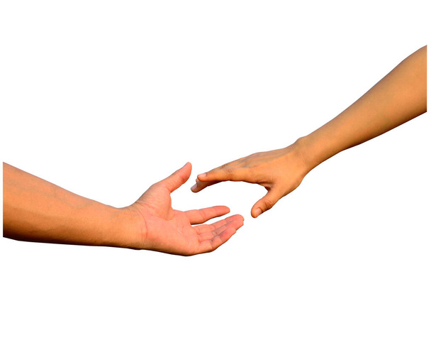 Wyciągnij rękę dla kogoś do pomocy i kochania - Zdjęcie, obraz