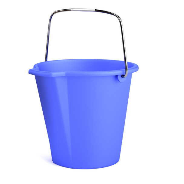 Realistic 3d render of bucket - Zdjęcie, obraz