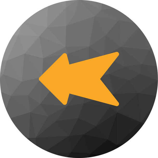 Left Direction Arrow Icon For Your Project - Vetor, Imagem