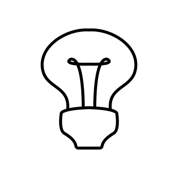 Reflector bulblight icon, line style
 - Вектор,изображение