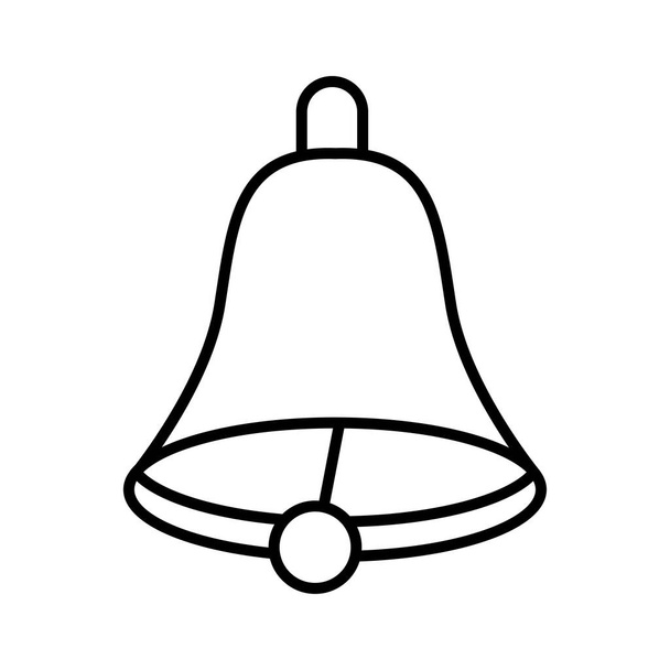 design vettoriale icona stile linea campana - Vettoriali, immagini