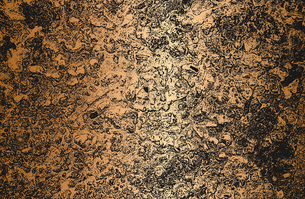 Textura superpuesta angustiada de hormigón agrietado, piedra o asfalto. fondo grunge. ilustración abstracta vector de medio tono. - Vector, Imagen