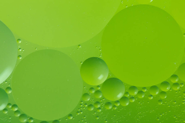 Cirkel Olie & Water Abstract Kleurrijke Macro Achtergrond - Foto, afbeelding