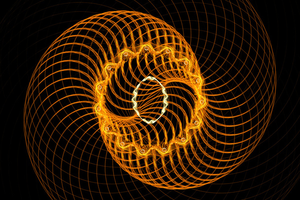 spirale pomarańczowy - Zdjęcie, obraz