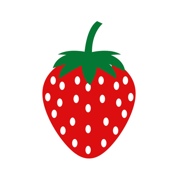 fresa, icono y diseño, fruta
 - Vector, imagen