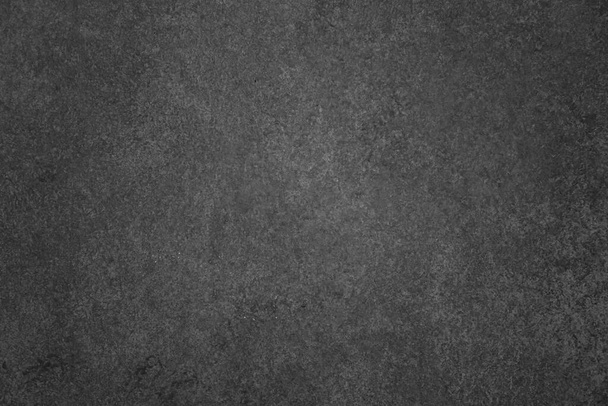 黒の背景のための黒のコンクリートの石のテクスチャ。セメントと砂の灰色の暗い詳細カバー. - 写真・画像