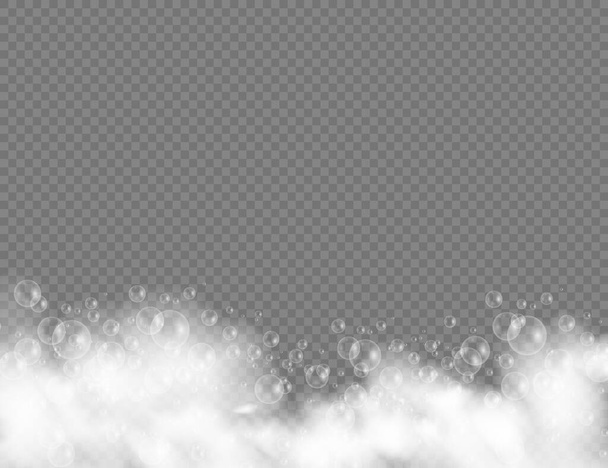 Bath foam bubbles. - Vector, Image