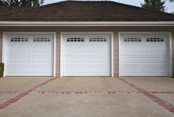 Three car garage close - Photo, Image