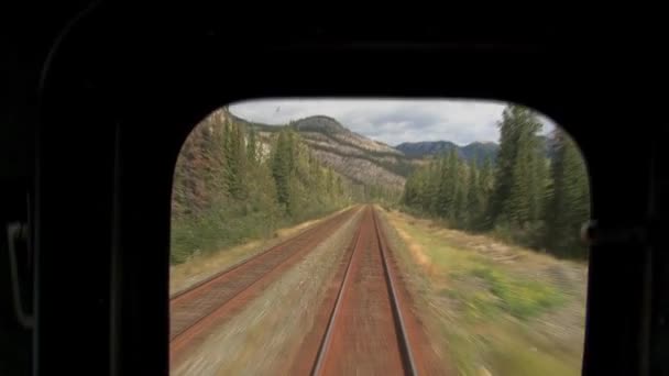 Vista de um trem que vai de Toronto para Vancouver Canadá
 - Filmagem, Vídeo