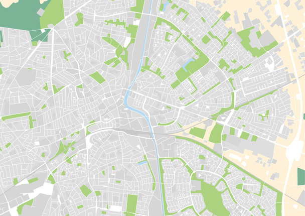 Wektorowa mapa Apeldoorn, Holandia - Wektor, obraz