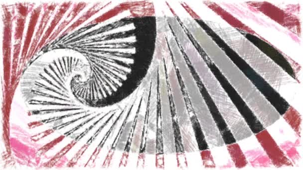 arc-en-ciel coloré time-lapse peinture style illustration abstrait fond - Séquence, vidéo
