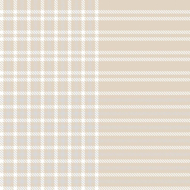 Коричневый Глен Плед текстурированный бесшовный узор подходит для моды текстиля и графики - Вектор,изображение