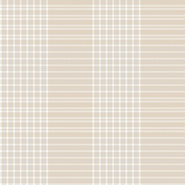 Brown Glen Plaid texturovaný bezešvý vzor vhodný pro módní textil a grafiku - Vektor, obrázek