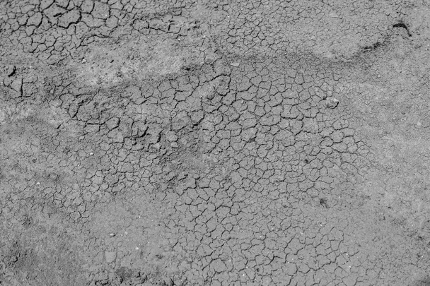 Έδαφος ραγισμένο φόντο.Γη σε περιόδους ξηρασίας - Φωτογραφία, εικόνα