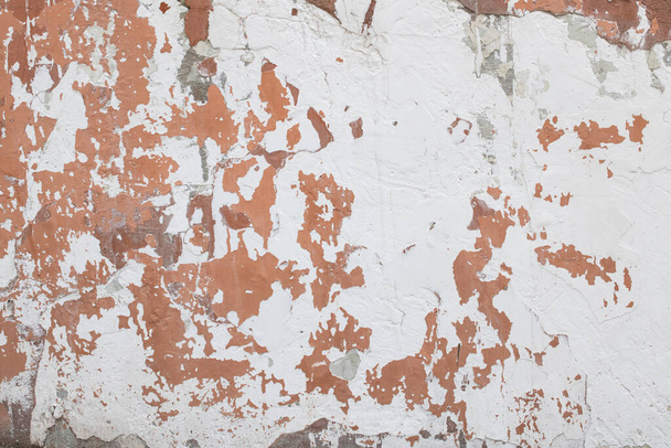 Peeling farby na betonowej ścianie, tle lub fakturze - Zdjęcie, obraz