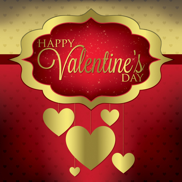 Valentine's Day card - Вектор, зображення