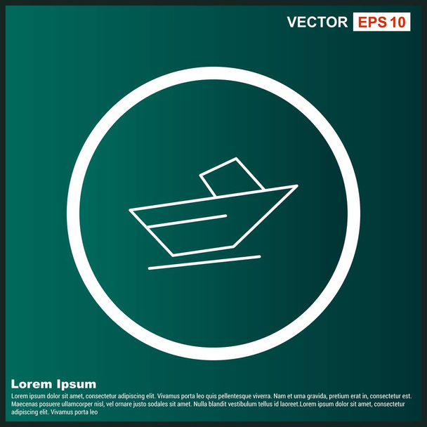 ikona lodi pro váš projekt - Vektor, obrázek