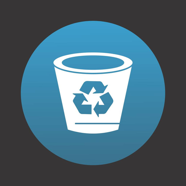  Icono de Papelera de reciclaje para su proyecto
 - Vector, Imagen