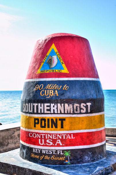 Southernmost marker, Key West - Photo, Image