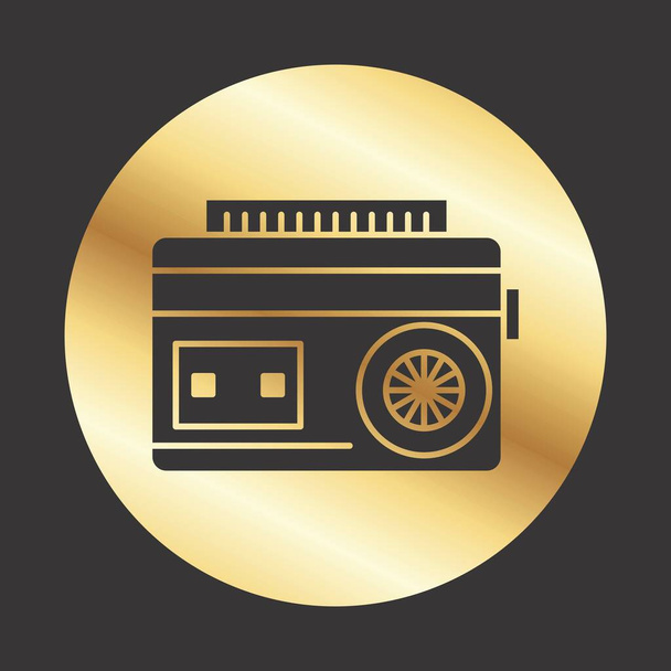  Cassette Player icon for your project - Vector, Image