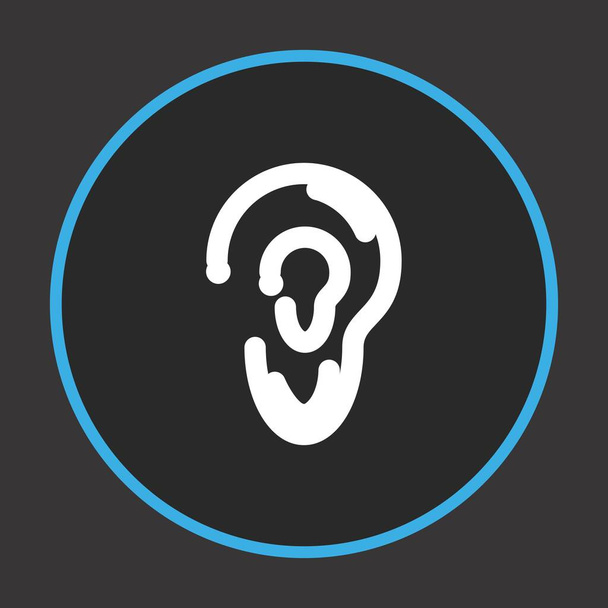  Ear icon for your project - Vector, Image