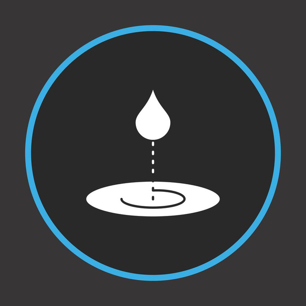  Значок капли воды для вашего проекта - Вектор,изображение