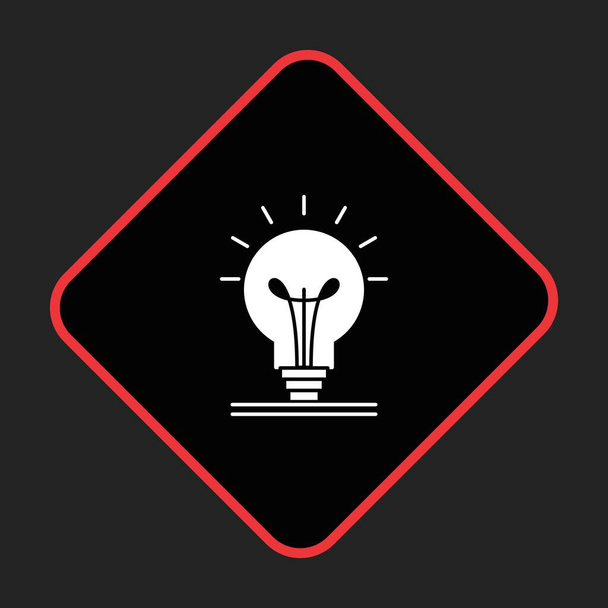 ícone de lâmpada para o seu projeto
 - Vetor, Imagem