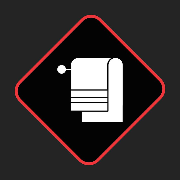 Icono de toalla para tu proyecto
 - Vector, imagen