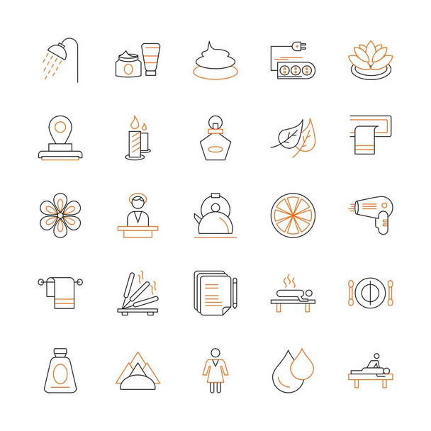 Simple Set of Universal Related Color Icons - Vector, Image